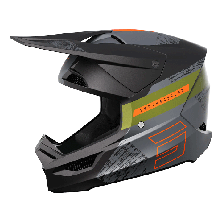 Casque SHOT furious furious noir/kaki 2024 | Oxmoto