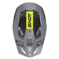 Casque SHOT furious furious gris/jaune 2024 | Oxmoto