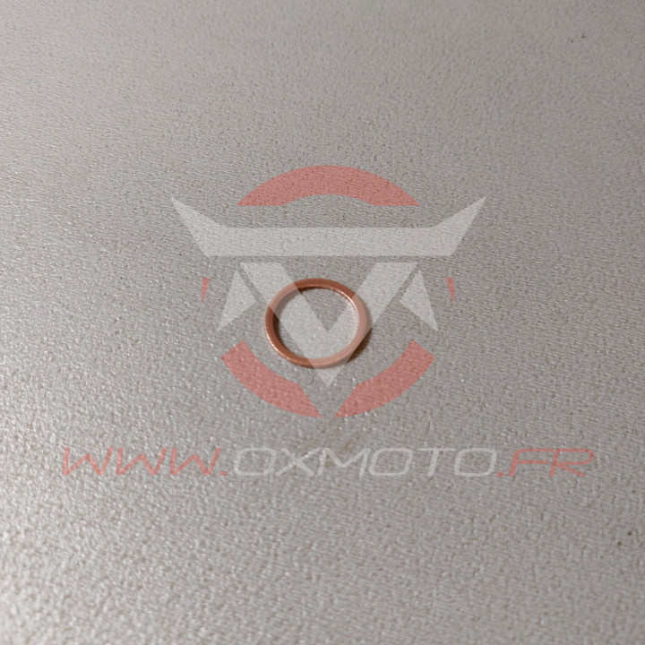 Rondelle cuivre diam 18 x 22 x 1.5 | Oxmoto