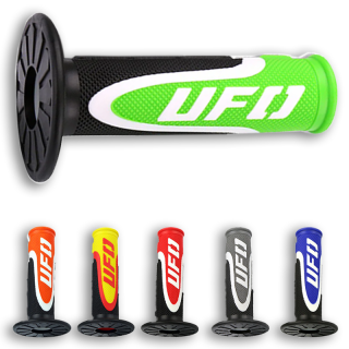 Revêtements UFO Axiom noir/orange/blanc | Oxmoto
