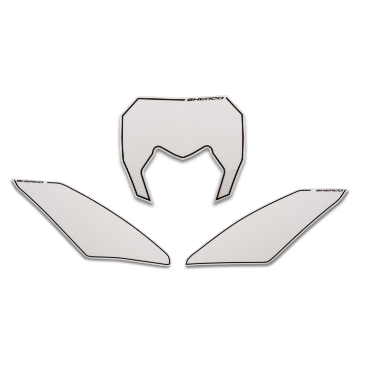 Fonds de plaque blanc sherco se-sef | Oxmoto