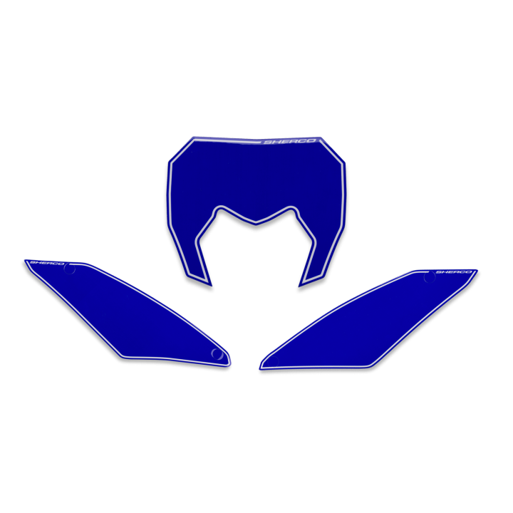 Fonds de plaque bleu sherco se-sef | Oxmoto