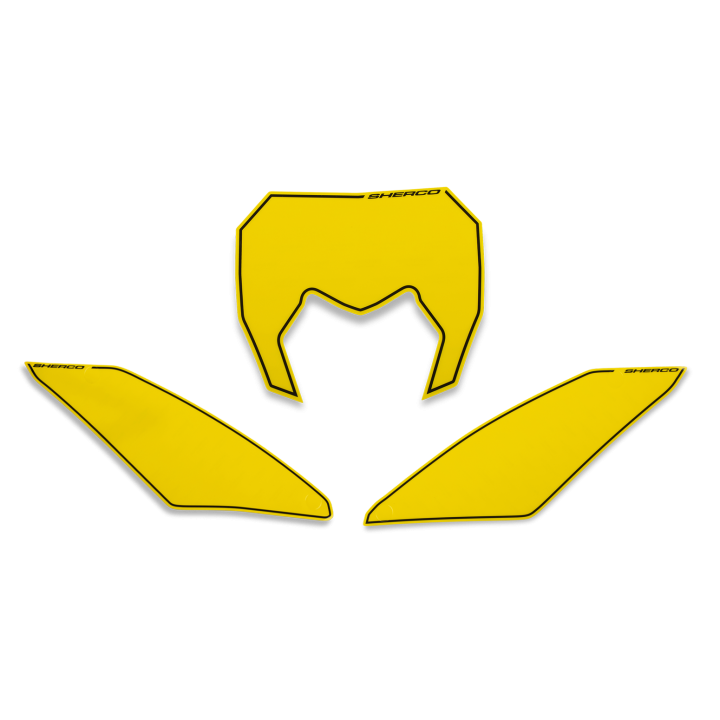 Fonds de plaque jaune sherco se-sef | Oxmoto