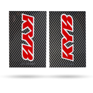 Stickers de fourche Kayaba sherco carbone | Oxmoto