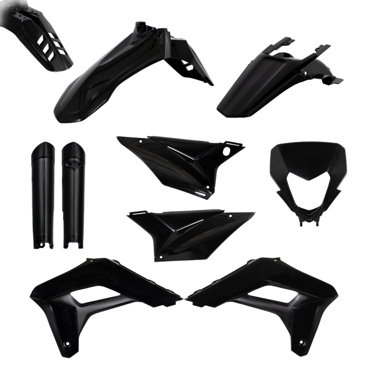 Kit plastiques sherco 125 4T noir | Oxmoto