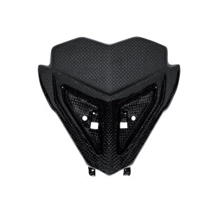 Plaque phare trial carbone double optique | Oxmoto