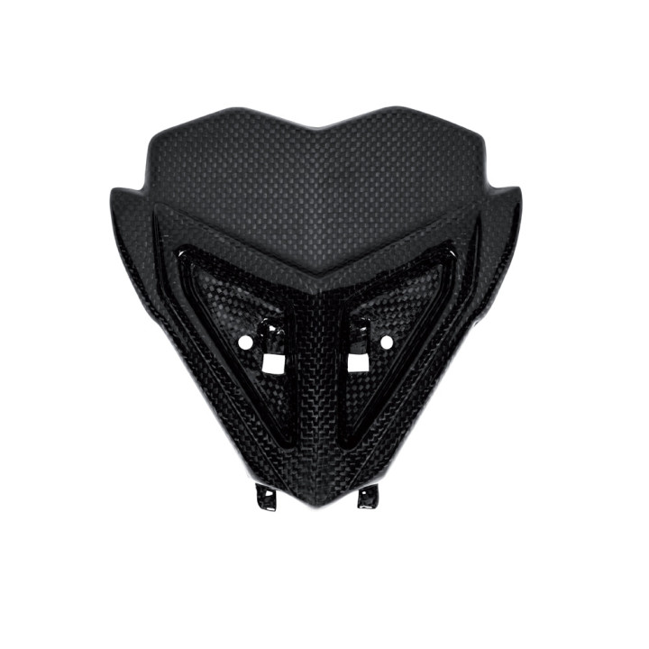 Plaque phare trial carbone double optique | Oxmoto