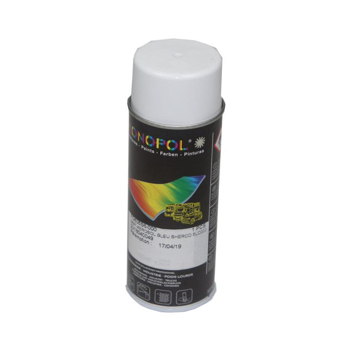 Bombe de peinture retouche bleu cobalt | Oxmoto