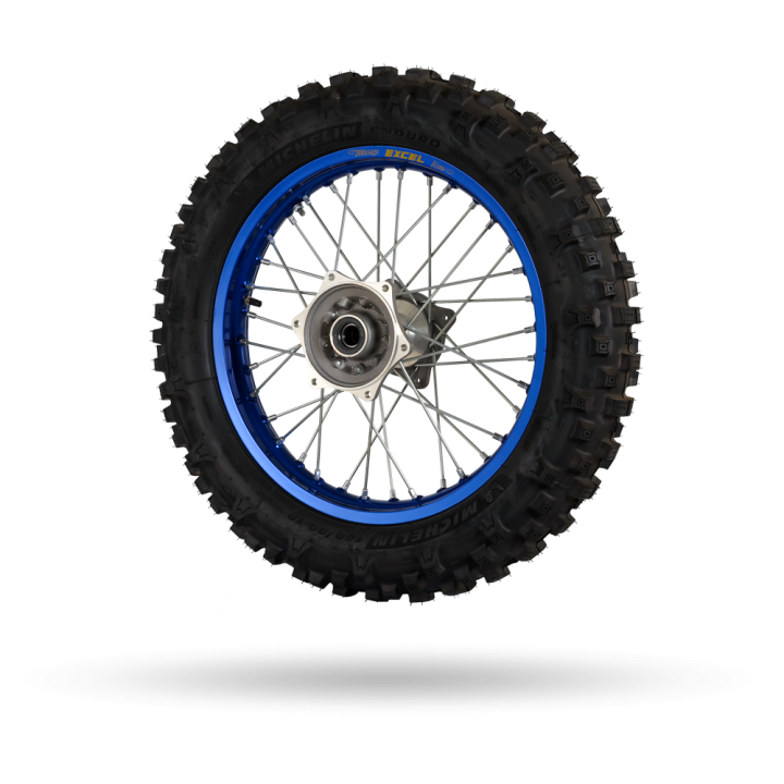Roue arriere end bleu sans disque/couronne | Oxmoto