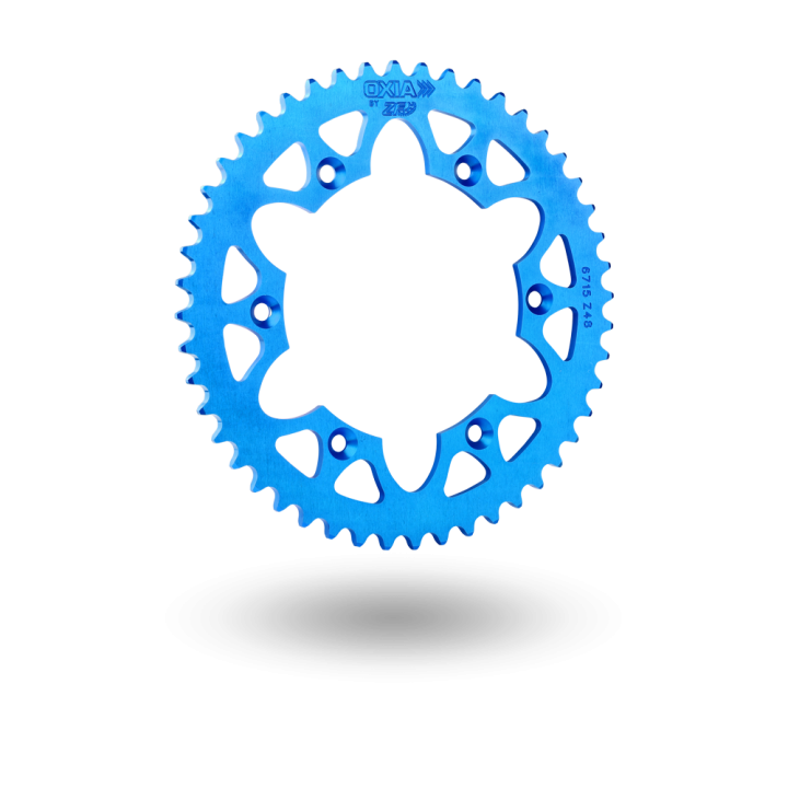 Couronne alu bleu z49 | Oxmoto