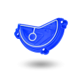 Protection de carter d'embrayage sherco bleu | Oxmoto
