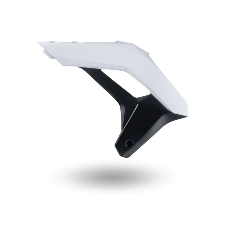 Ouïe de radiateur droite sherco blanc/noir | Oxmoto