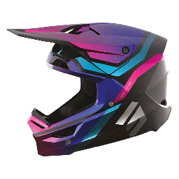 Casque SHOT race sky violet/chrome 2024 | Oxmoto