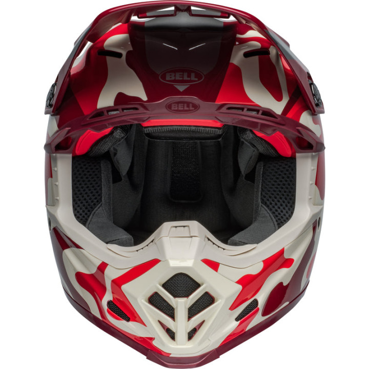 Casque Bell Moto-9S Flex - Ferrandis Méchant Gloss Red/Silver
