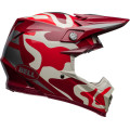 Casque Bell Moto-9S Flex - Ferrandis Méchant Gloss Red/Silver