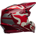 Casque Bell Moto-9S Flex - Ferrandis Méchant Gloss Red/Silver