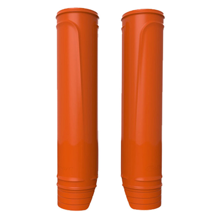 Protections de fourche Polisport 228 à 252mm orange | Oxmoto