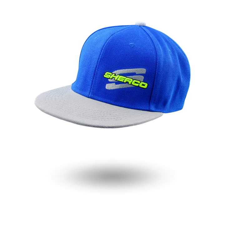 Casquette sherco factory flat cap bleu | Oxmoto