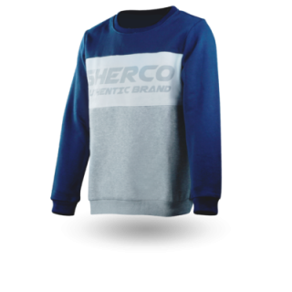 Sweat sherco authentic gris/bleu | Oxmoto
