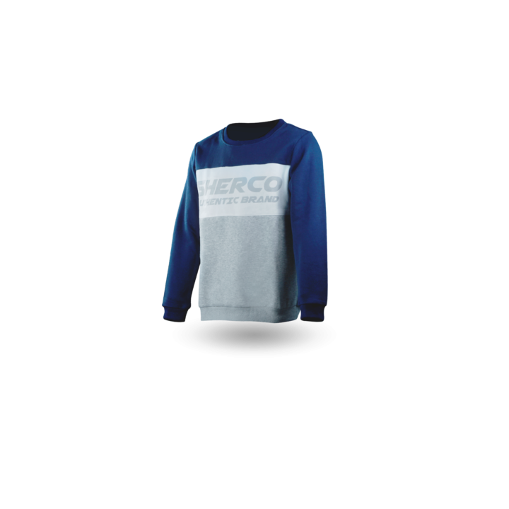 Sweat sherco authentic gris/bleu | Oxmoto