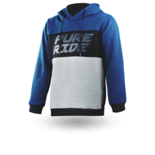 Sweat à capuche sherco pure ride bleu | Oxmoto