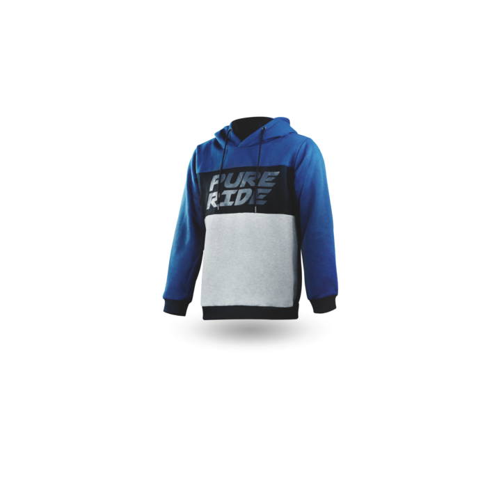 Sweat à capuche sherco pure ride bleu | Oxmoto