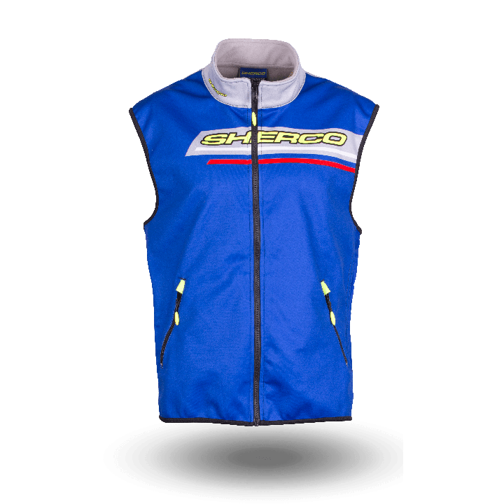 Bodywarmer sherco bleu 2022 | Oxmoto