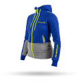 Veste zippée femme sherco bleu/gris | Oxmoto