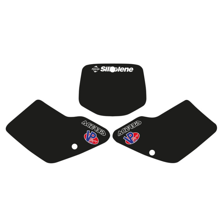 Fonds de plaques Tecnosel noir Kawasaki KX125/250 | Oxmoto