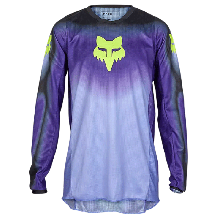 Maillot FOX 180 interfere noir/bleu 2024 | Oxmoto