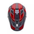 Casque FOX v3 volatile gris/rouge 2024 | Oxmoto
