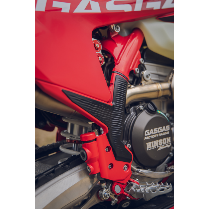 Protections de cadre Gas Gas factory rouge | Oxmoto