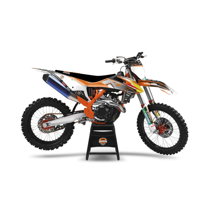 Kit déco avec housse de selle Blackbird KTM replica trophy 21