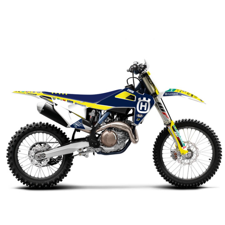 Kit déco avec housse de selleblackbird replica trophy 21 Husqvarna