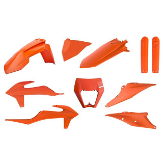 Kit plastiques Polisport orange KTM 91041 | Oxmoto
