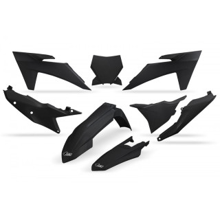 Kit plastiques UFO noir KTM | Oxmoto