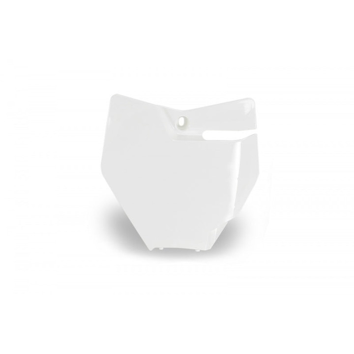 Plaque numéro frontale UFO blanc Gas Gas 85 mc | Oxmoto