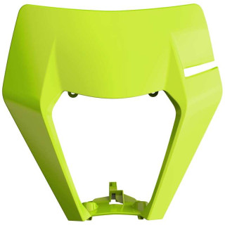 Plaque phare Polisport jaune fluo KTM enduro | Oxmoto