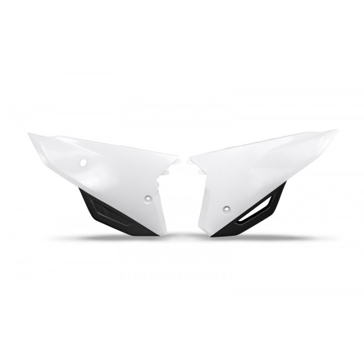 Plaques latérales UFO blanc Honda 250/450 crf | Oxmoto