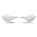Plaques latérales UFO blanc Yamaha 125/250 yz | Oxmoto