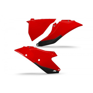 Plaques latérales UFO rouge Gas Gas | Oxmoto