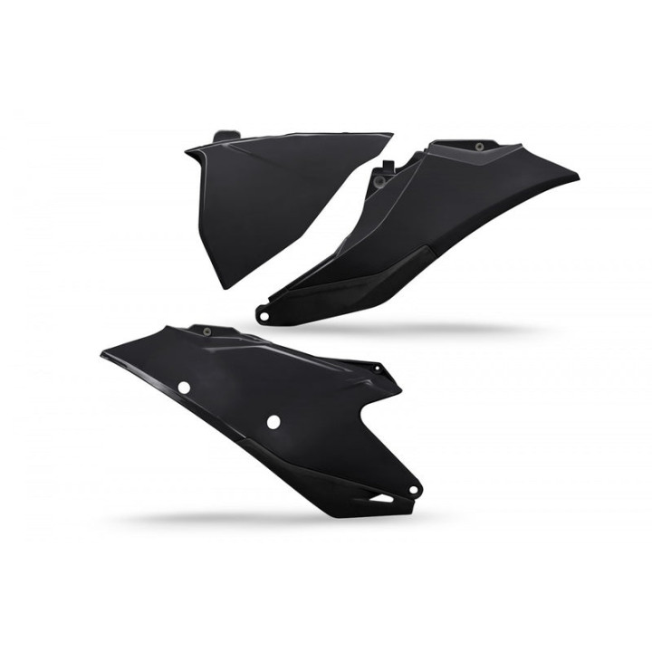 Plaques latérales noir Gas Gas | Oxmoto