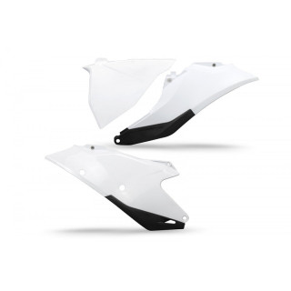 Plaques latérales UFO blanc Gas Gas | Oxmoto