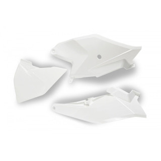 Plaques latérales UFO blanc Gas Gas 85 mc | Oxmoto