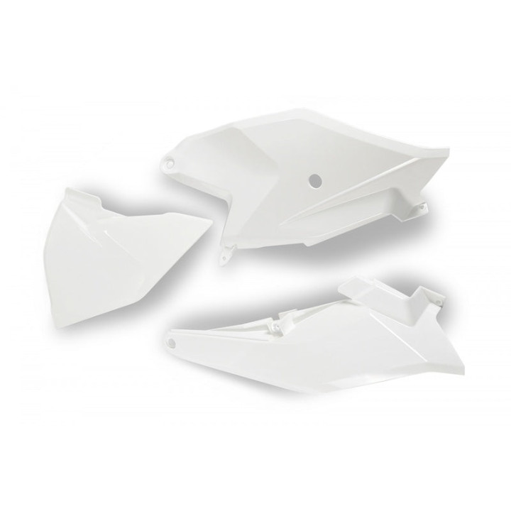 Plaques latérales UFO blanc Gas Gas 85 mc | Oxmoto