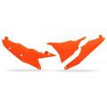 Plaques latérales UFO orange fluo KTM | Oxmoto