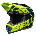 Casque Bell Moto-10 Spherical - Sliced Matte/Gloss Retina/Blue