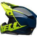 Casque Bell Moto-10 Spherical - Sliced Matte/Gloss Retina/Blue