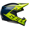 Casque Bell Moto-10 Spherical - Sliced Matte/Gloss Retina/Blue
