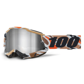 Lunettes 100% accuri 2 flea - iridium argent | Oxmoto